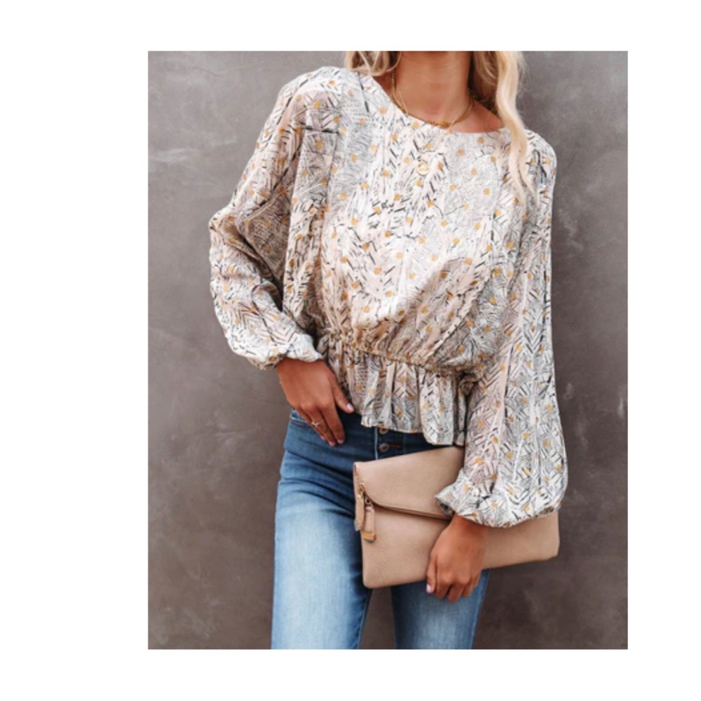 Vici Collection metallic dot blouse - Picture 3 of 9
